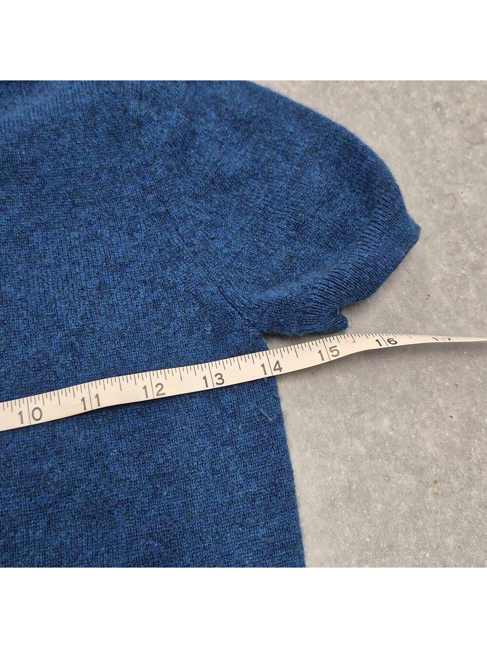 Quince Navy Blue Cashmere Top - Picture 4 of 7
